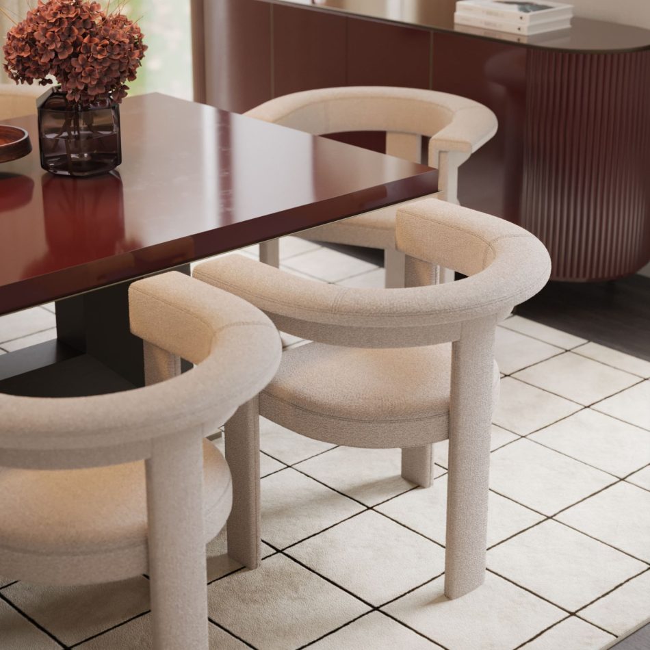 Formal dining room furniture.