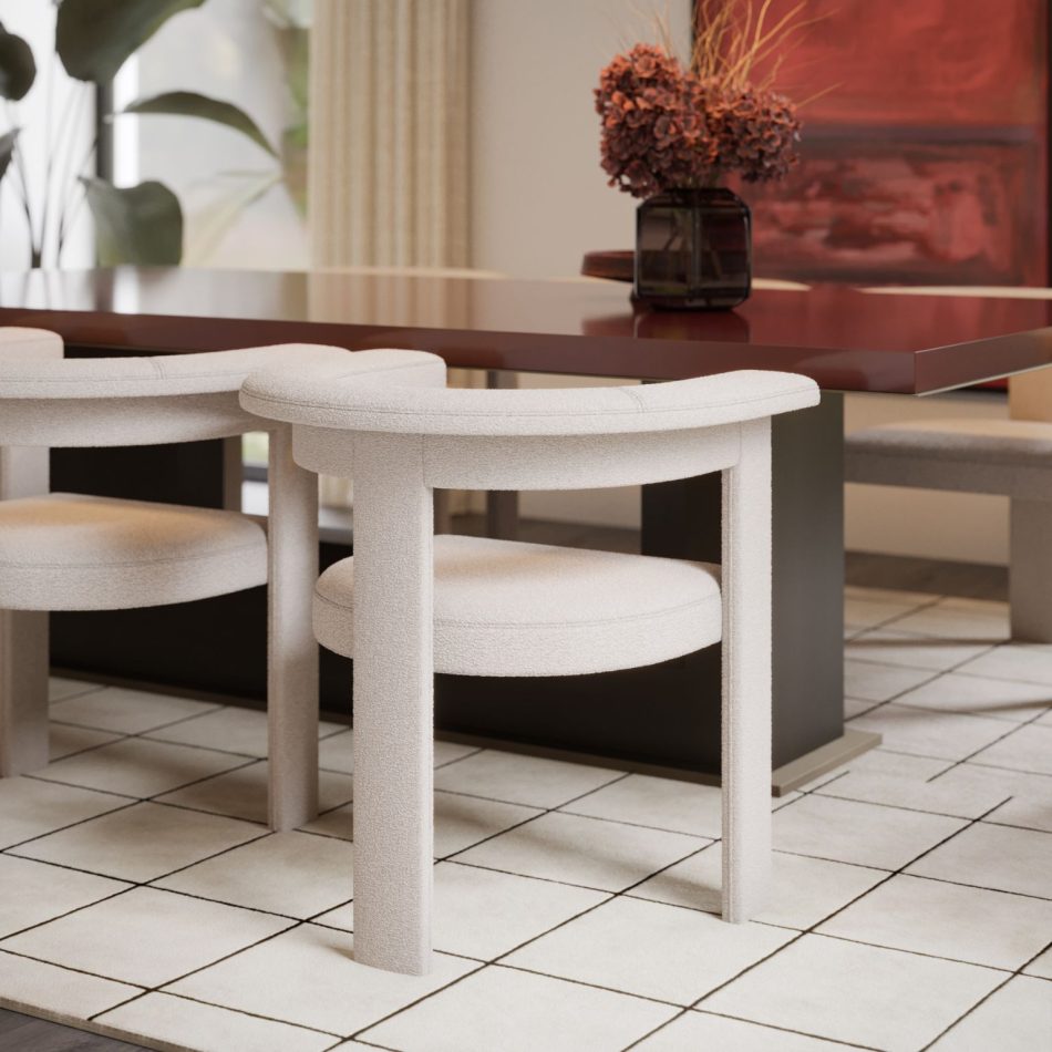 Formal dining room furniture.