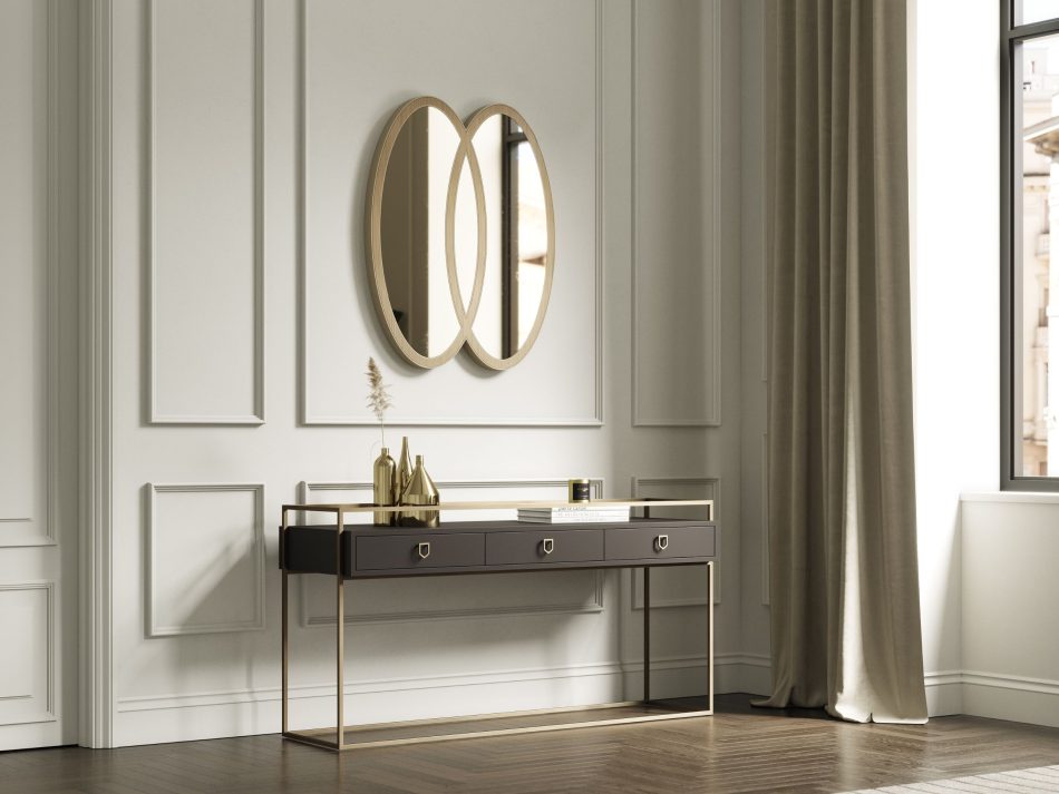 A sophisticated hall with a classic inspiration.
