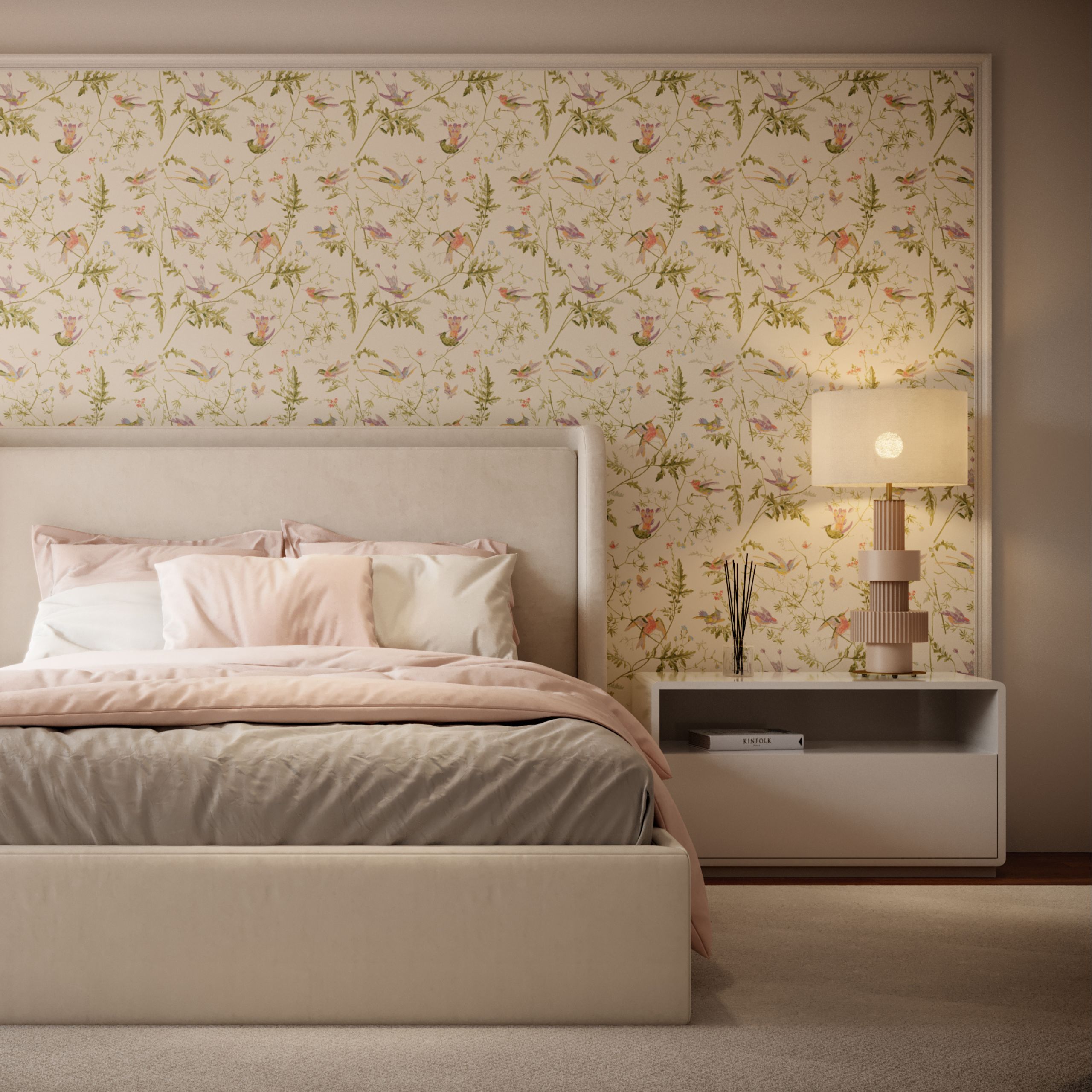 Bed with integrated storage