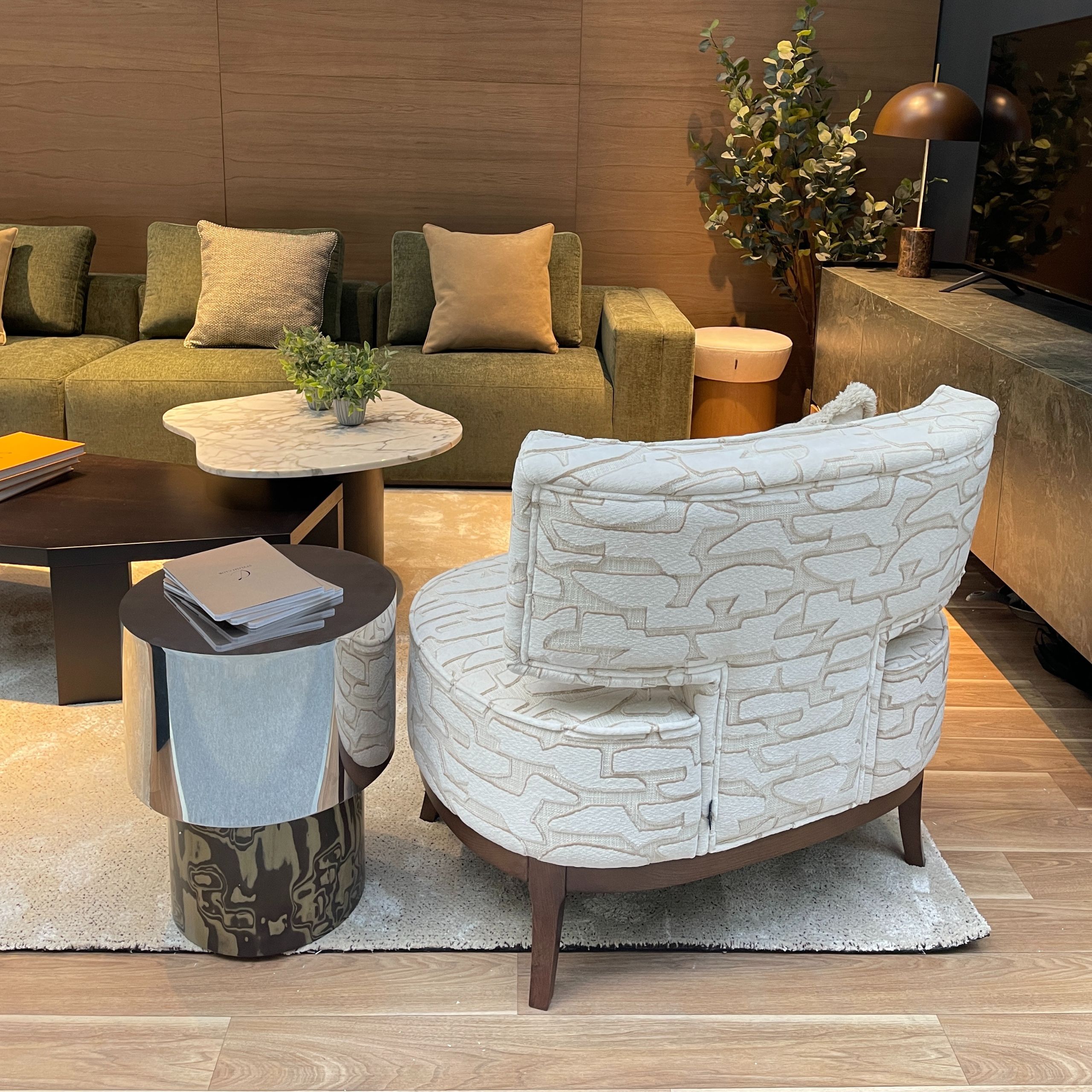 Luxury furniture for the living room.