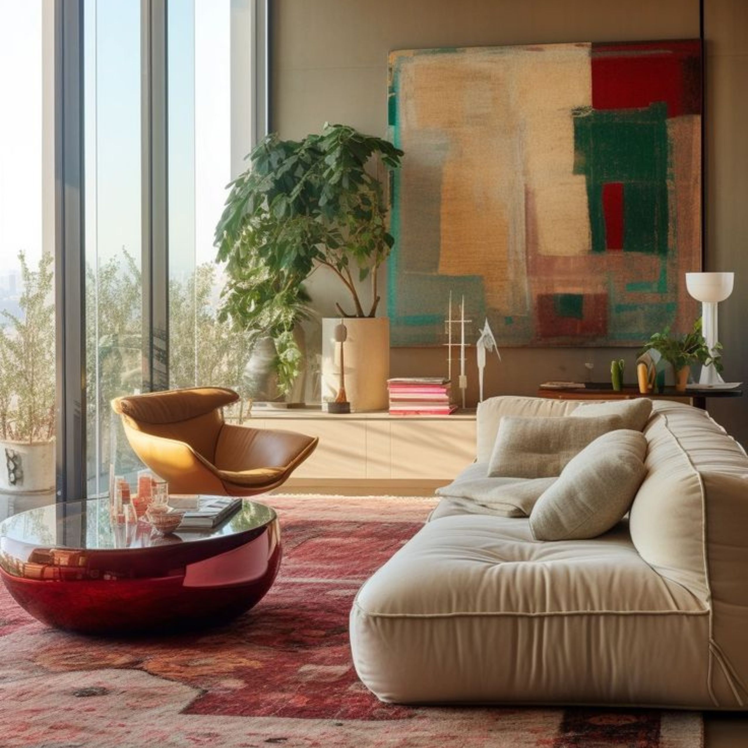 The 70's interior design style reimagined for the contemporary world.
