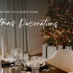 Bespoke furniture as part of christmas decorations