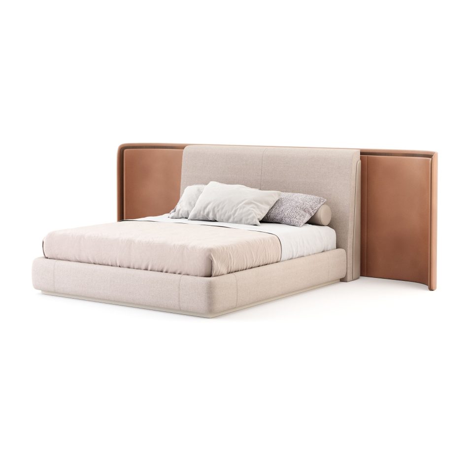 A one-of-a-kind bed defined by modern style bed frames.