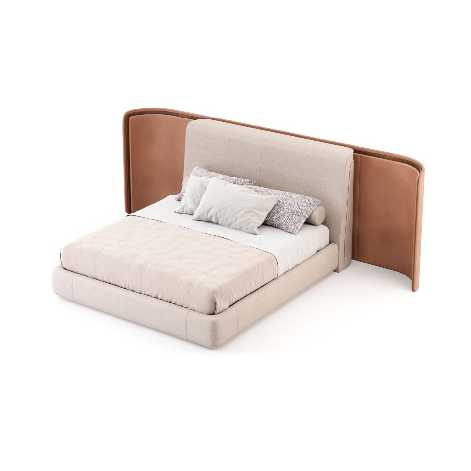 A one-of-a-kind bed defined by modern style bed frames.