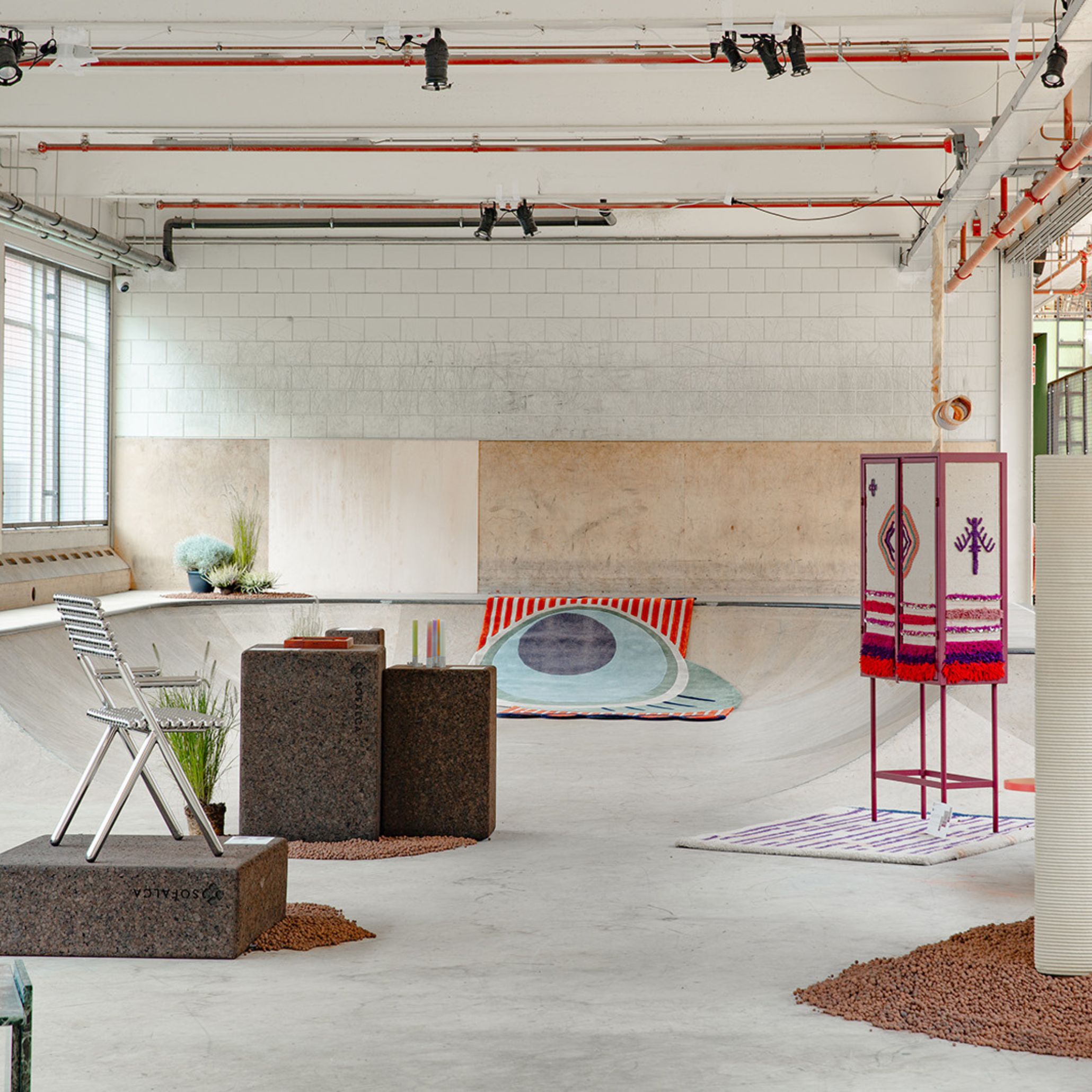 Inside the Isola Design District, an industrial space transforms into an experimental environment where new materials, bold forms, and emerging designers redefine the future of design. The mix of skate‑park architecture, sculptural objects, and playful compositions captures Isola’s spirit of innovation, where sustainability and creativity shape interior design inspiration, challenge conventions in modern furniture, and introduce fresh perspectives to luxury furniture during Milan Design Week.